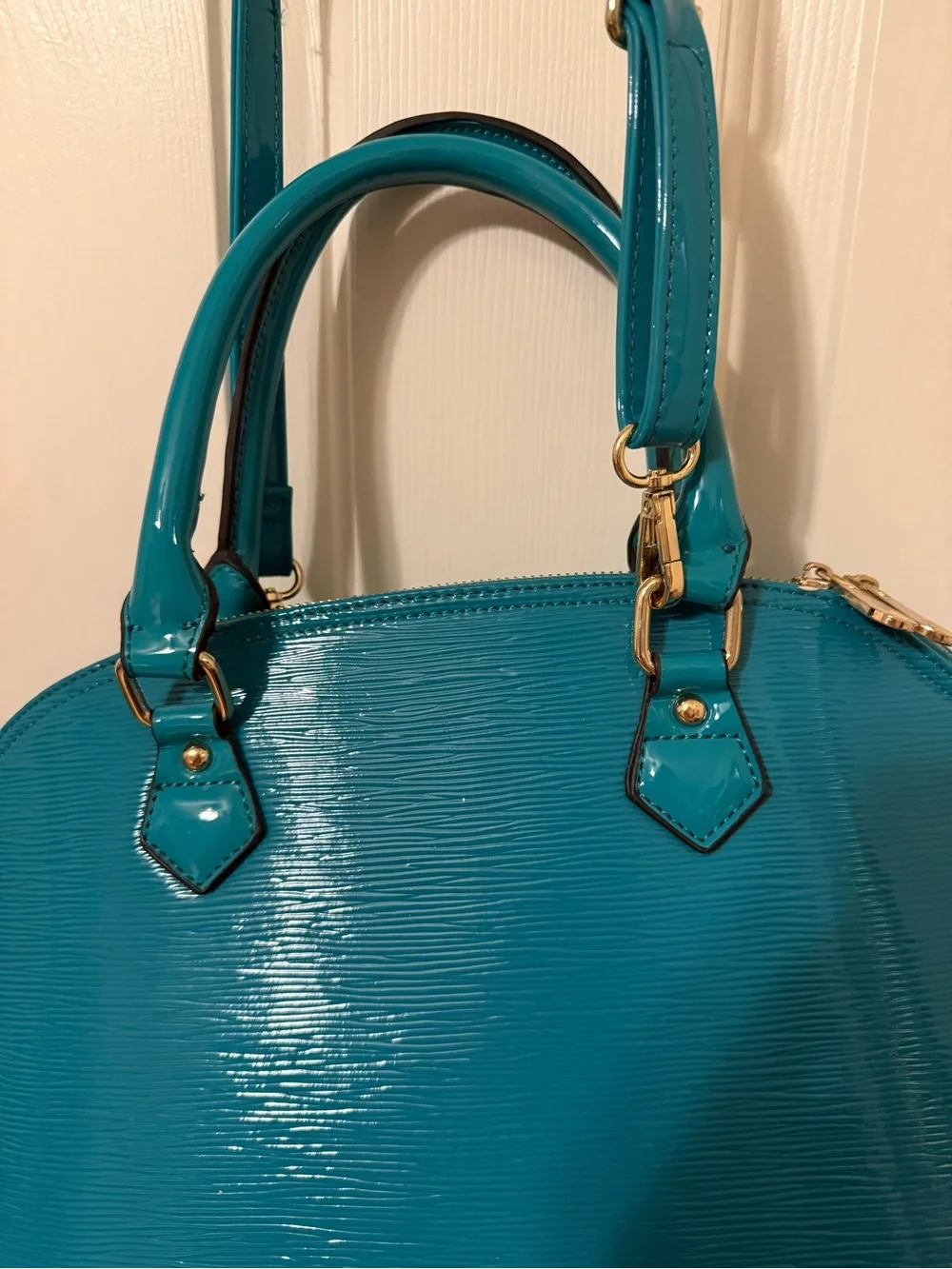 Women’s Teal Dome Satchel Bag - Stylish Everyday Tote